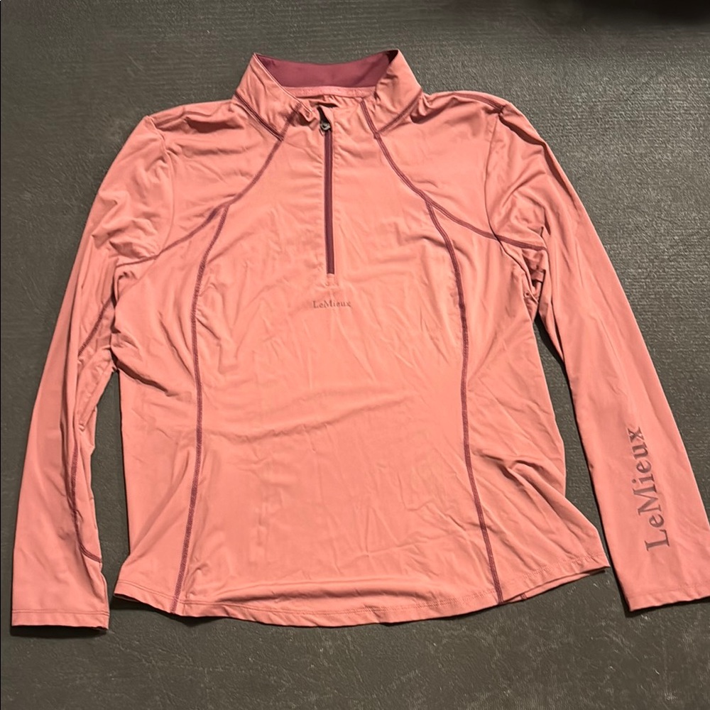 Women's Rose pink size 14 LeMieux  equestrian long Sleeve Top